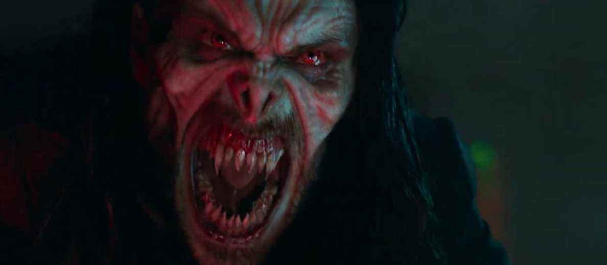 Jared Leto vampirisant en tant que Morbius