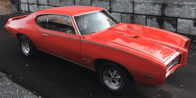 Le juge Pontiac GTO 1969 est notre choix de remorque du jour