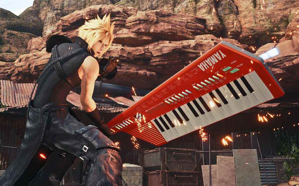 Le mod Final Fantasy 7 Remake donne à Cloud une épée keytar
