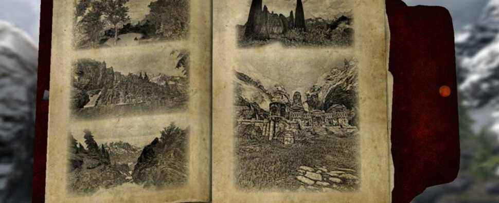 Le mod Skyrim ajoute le carnet de croquis de Red Dead Redemption 2