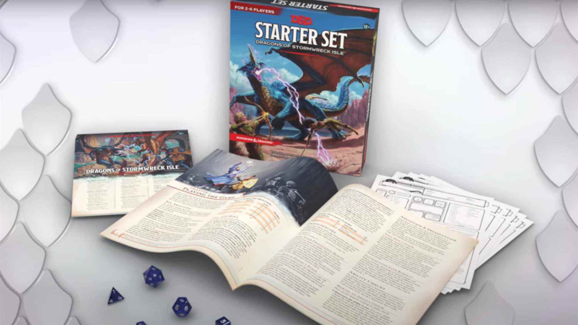 Dungeons & Dragons Starter Set : Dragons of Stormwreck Isle boîte et contenu