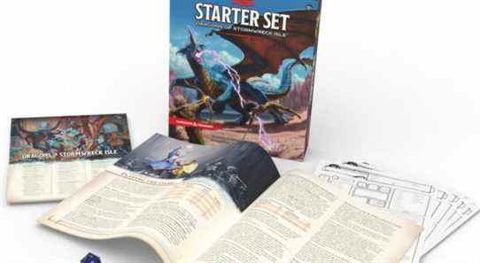 Le nouveau kit de démarrage D&D s'appelle Dragons of Stormwreck Isle