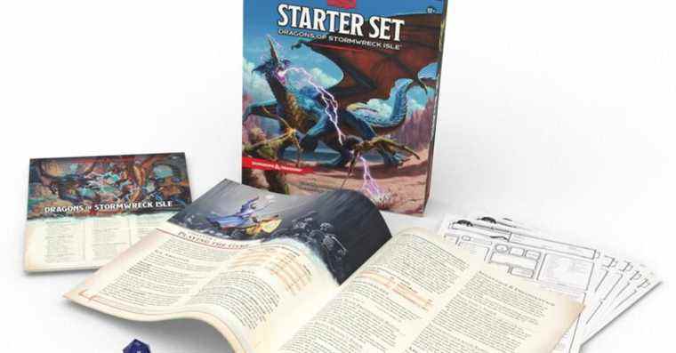 Le nouveau kit de démarrage D&D s'appelle Dragons of Stormwreck Isle
