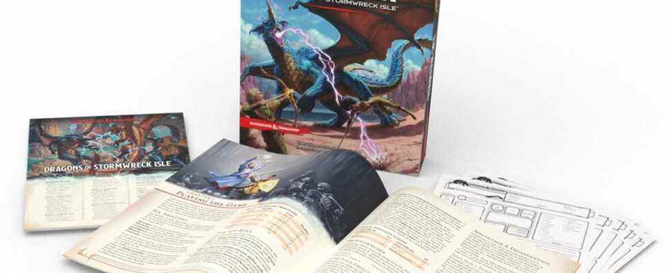 Le nouveau kit de démarrage D&D s'appelle Dragons of Stormwreck Isle