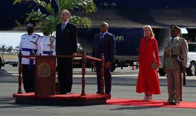 Le prince Edward et Sophie entament une tournée dans les Caraïbes après que la famille royale a dit d’éviter la « fausse moralité » sur l’esclavage