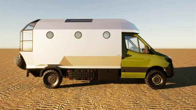 Le prototype de camping-car Texino Atrium est un bocal à poissons de niveau supérieur