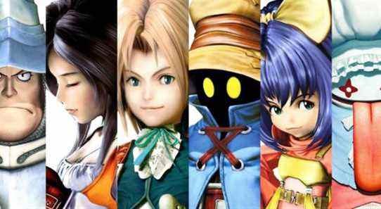 Promo art featuring the main cast of Final Fantasy 9