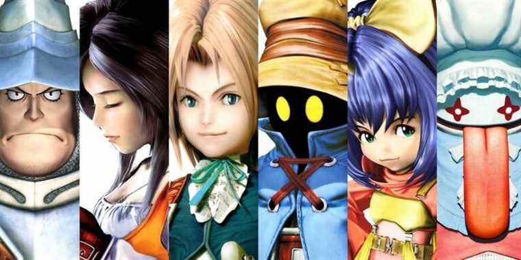 Promo art featuring the main cast of Final Fantasy 9