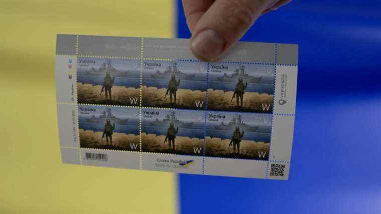 Le service postal ukrainien obtient un DDOS après avoir imprimé des timbres d’un cuirassé russe coulé