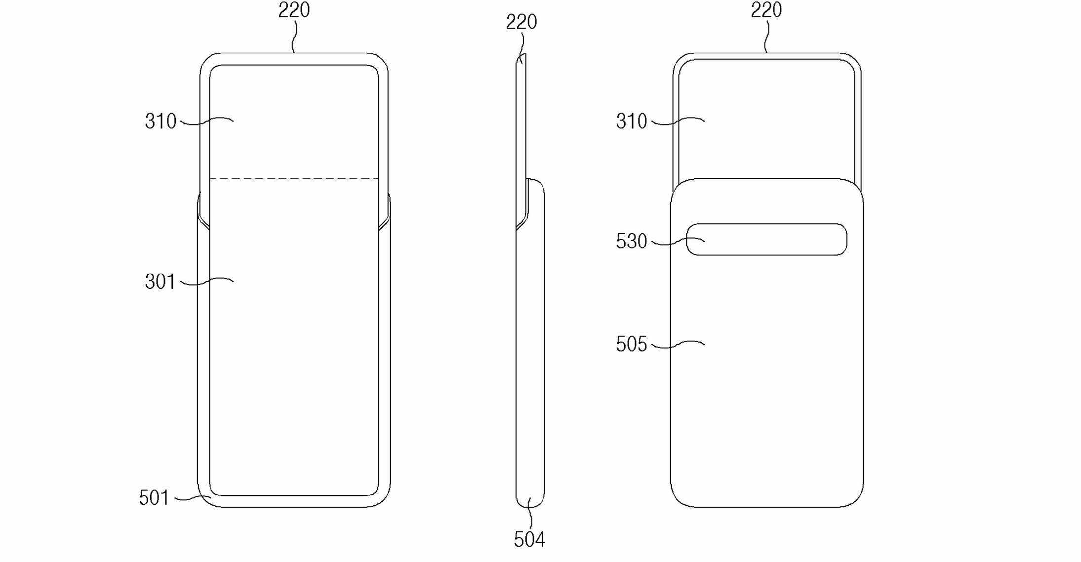 Une image de l'application WIPO enroulable de Samsung