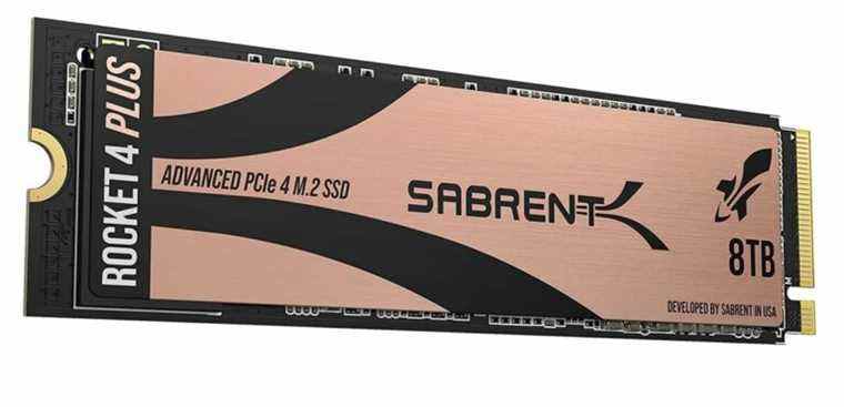 L’énorme et rapide SSD 8 To Gen 4 de Sabrent est maintenant disponible pour 1 499 $