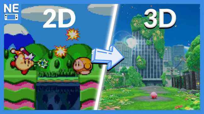 franchises nintendo 2d à 3d