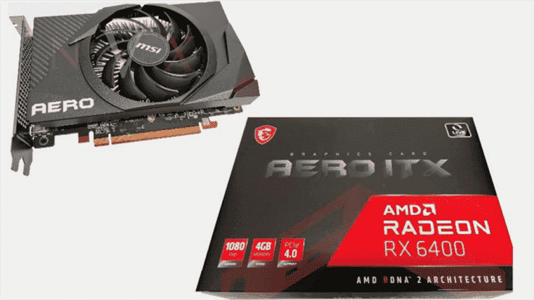 Les GPU Radeon RX 6400 d’AMD arrivent sur une étagère près de chez vous