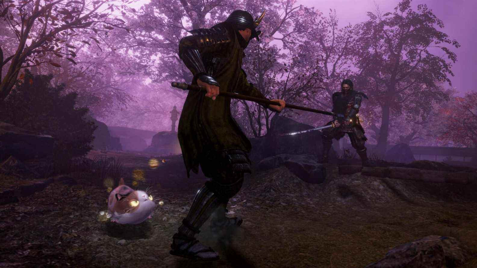 Les amis chats de Nioh 2 peuvent détruire les boss

