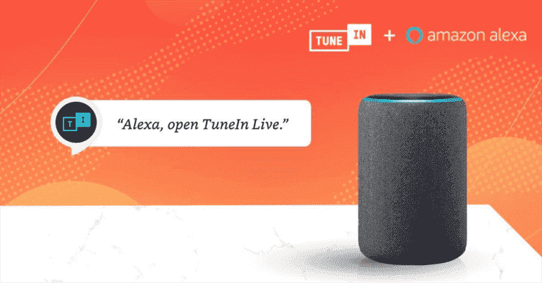 Les appareils Alexa prennent désormais en charge le streaming radio TuneIn Premium