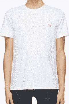 T-shirt APC blanc