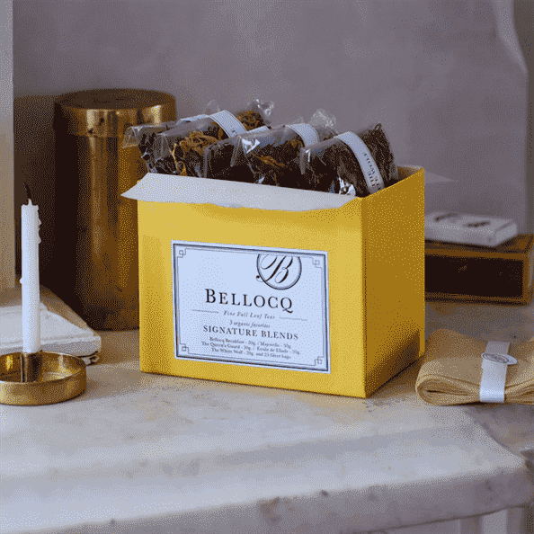 Coffret d'échantillons de thé Bellocq