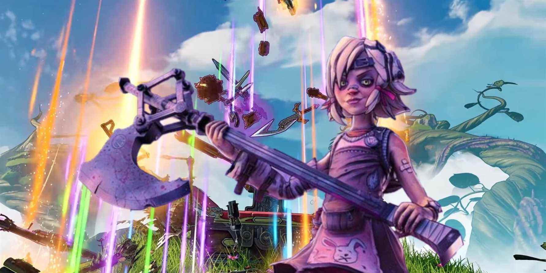 tiny tina's wonderlands endgame farming chaos chambers legendary items crafting system comparison destiny 2 witch queen