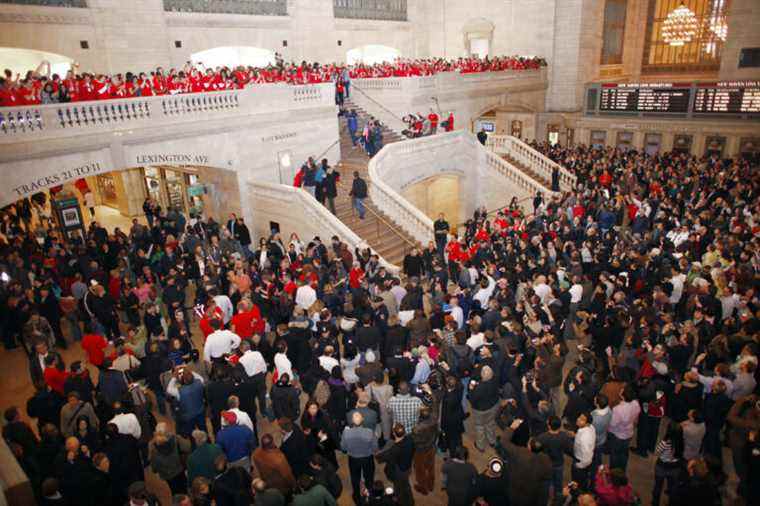 Les travailleurs du magasin Grand Central Terminal d’Apple se dirigent vers un vote syndical