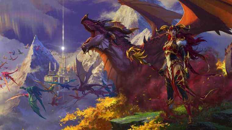 L'extension World of Warcraft Dragonflight se dirige vers Dragon Isles avec un nouvel hybride de classe de course
