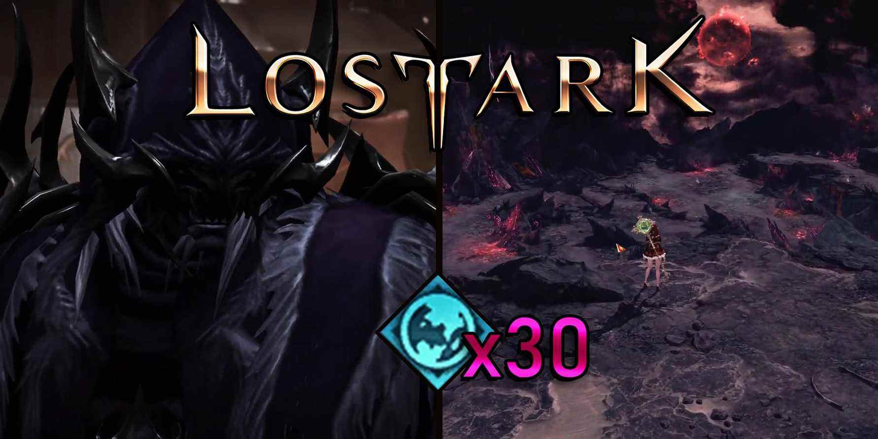 Lost Ark logo w/ story quest icon