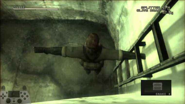 Metal Gear Solid 3 Speedrunner découvre enfin un moyen de sauter cette échelle sanglante

