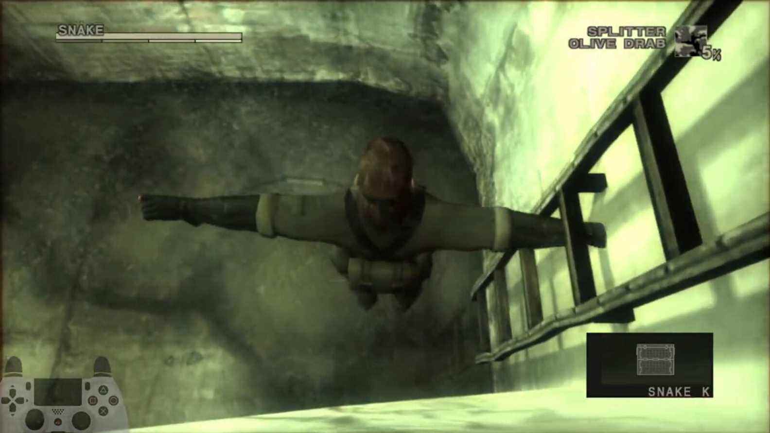 Metal Gear Solid 3 Speedrunner découvre enfin un moyen de sauter cette échelle sanglante

