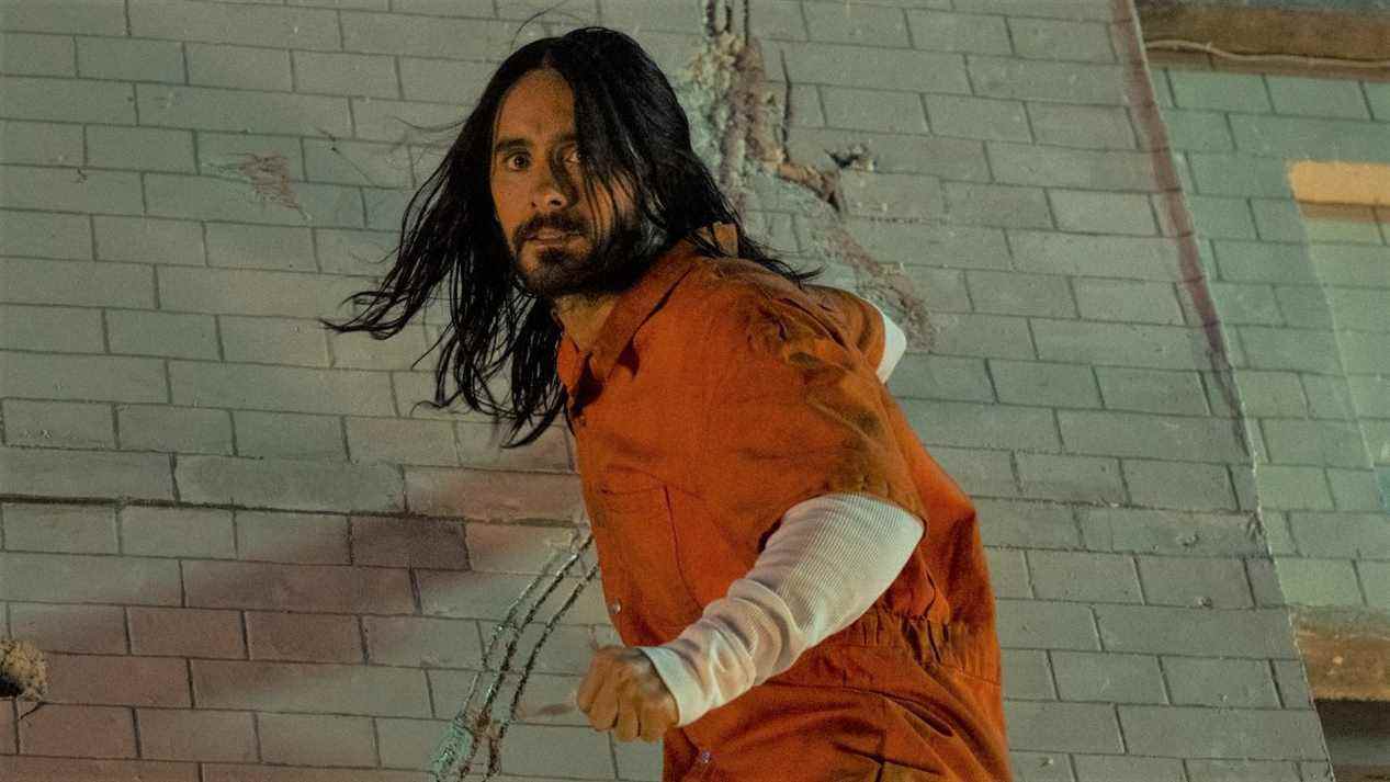 Jared Leto dans le rôle de Morbius.