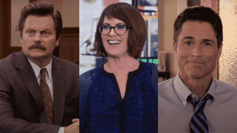 Nick Offerman de Parks And Rec révèle son "moment de jalousie" à propos de l'ancien co-star Rob Lowe et de sa femme Megan Mullally
