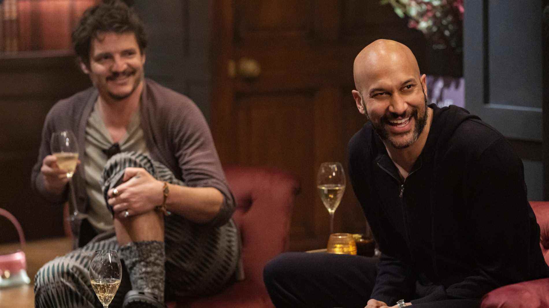 Pedro Pascal et Keegan-Michael Key dans La Bulle