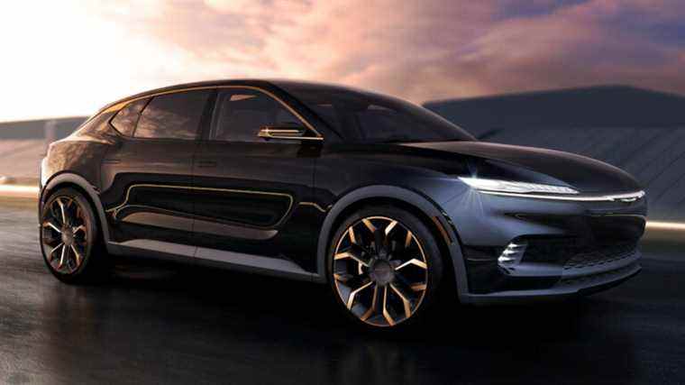 Nouvelle peinture, qui est-ce ?  Chrysler Airflow Concept réapparaît en Galaxy Black