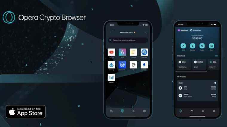 Opera lance le projet Crypto Browser sur iOS