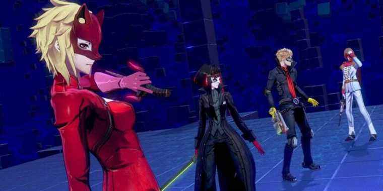 Soul Hackers 2 protagonists dressed up like the Phantom Thieves from Persona 5