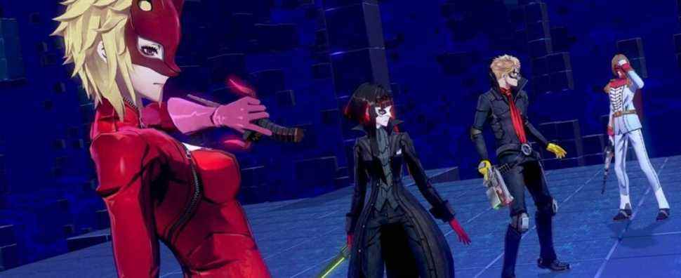 Soul Hackers 2 protagonists dressed up like the Phantom Thieves from Persona 5