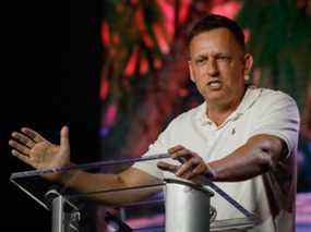 Peter Thiel, président et fondateur de Clarium Capital Management LLC, prend la parole lors de la conférence Bitcoin 2022 à Miami, en Floride, le 7 avril 2022.