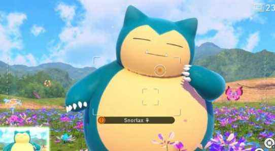 new pokemon snap snorlax feature