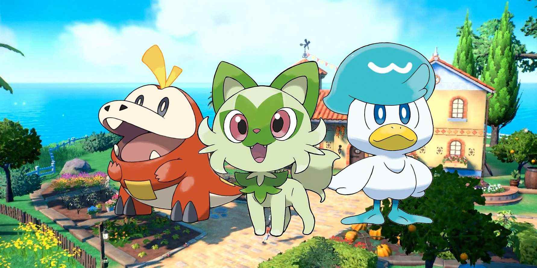 Pokémon Scarlet et Violet's Starters