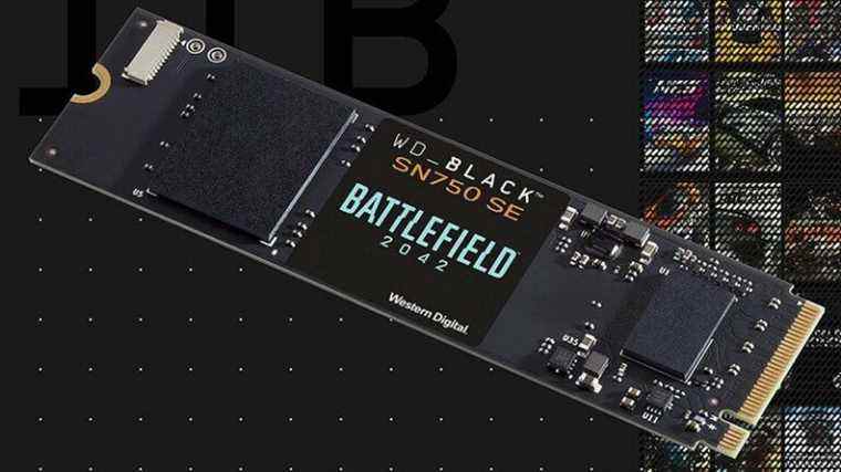 Prenez le SSD WD Black SN750 1 To et une copie de Battlefield 2042 pour 70 $ au total