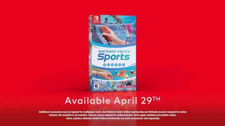 Publicité Nintendo Switch Sports
