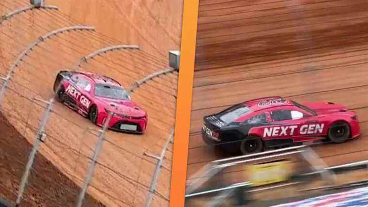 Regardez la voiture de nouvelle génération de NASCAR s’attaquer au Bristol Dirt Track