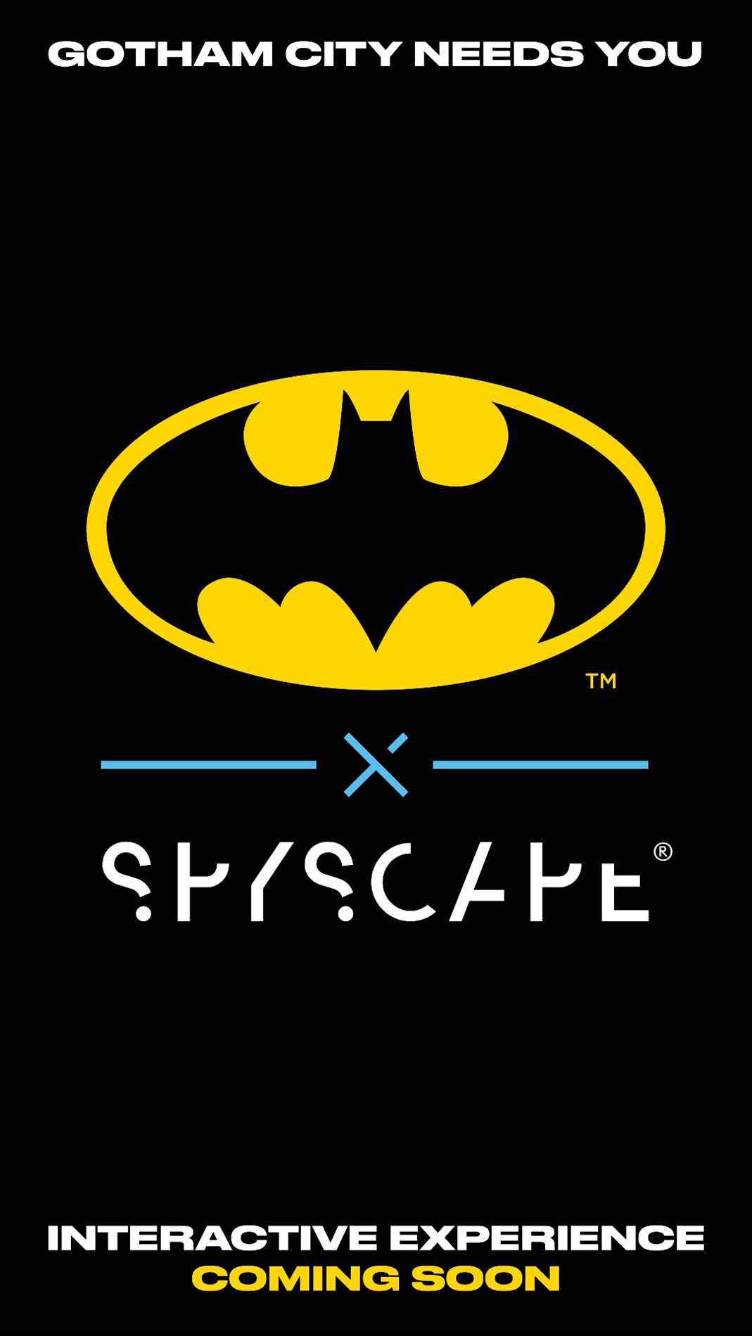 Matériel promotionnel Batman x Spyscape