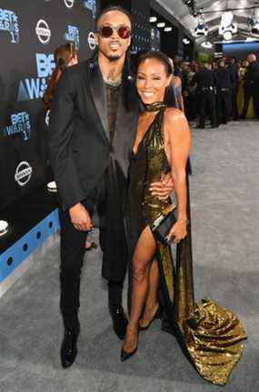 August Alsina et Jada Pinkett Smith aux BET Awards à Los Angeles le 25 juin 2017.