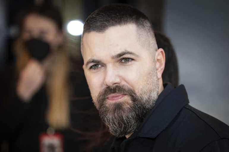 Robert Eggers poses for photographers upon arrival at the premiere of the film 'The Northman' in London Tuesday, April 5, 2022. (Photo by Vianney Le Caer/Invision/AP)