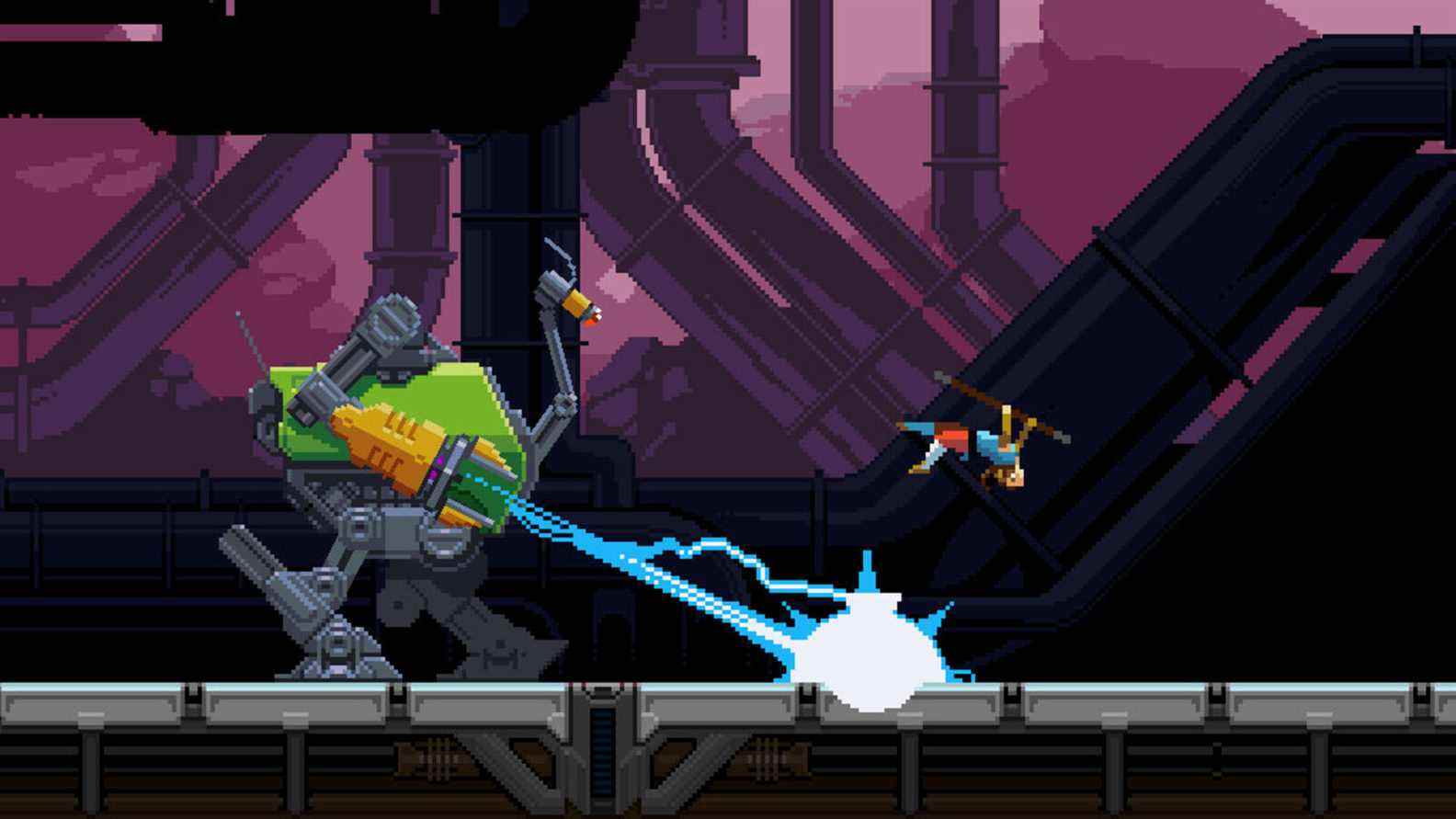 Savior a un magnifique parkour pixel art

