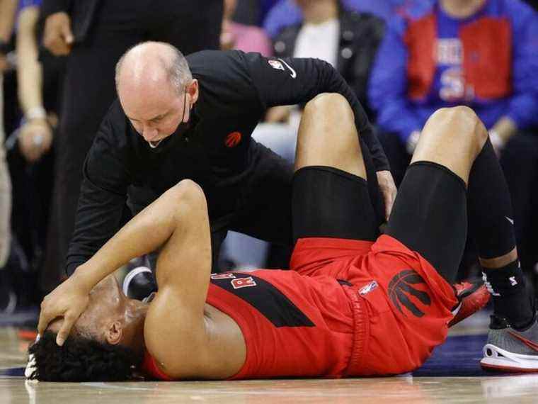 Scottie Barnes des Raptors exclu pour le match 2, mais reste optimiste quant au retour