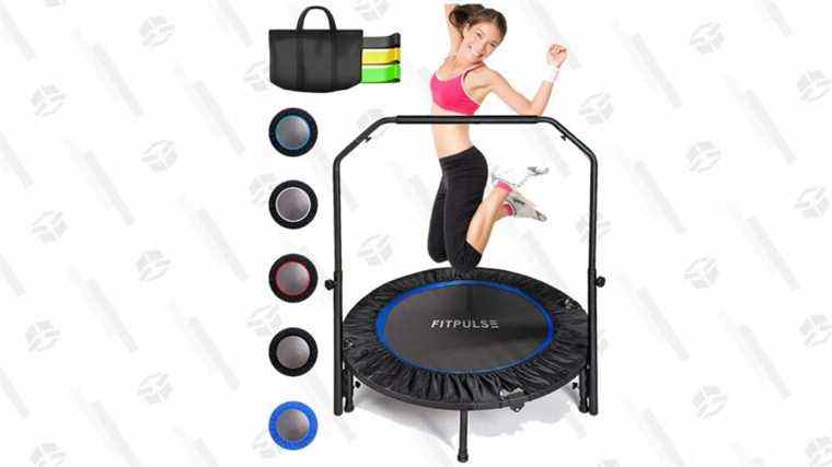 S’entraîner est l’excuse parfaite pour dépenser 110 $ sur ce mini trampoline d’intérieur Fitpulse