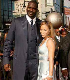 Shaq et Shaunie O'Neal en des temps plus heureux.  GETTY IMAGES