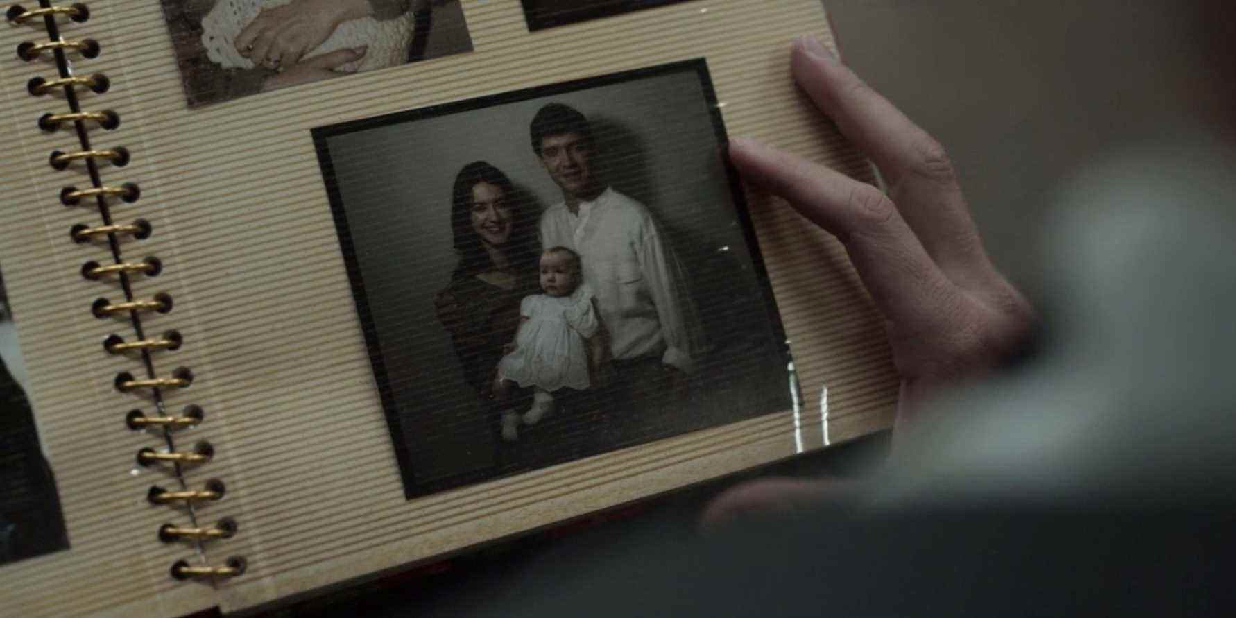 Brenda, Allen, and Erica Lafferty photo in family album