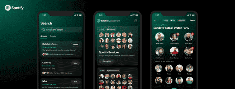 Spotify a fermé son Greenroom Creator Fund avec un changement de stratégie audio en direct