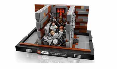 star wars death star compacteur de déchets lego